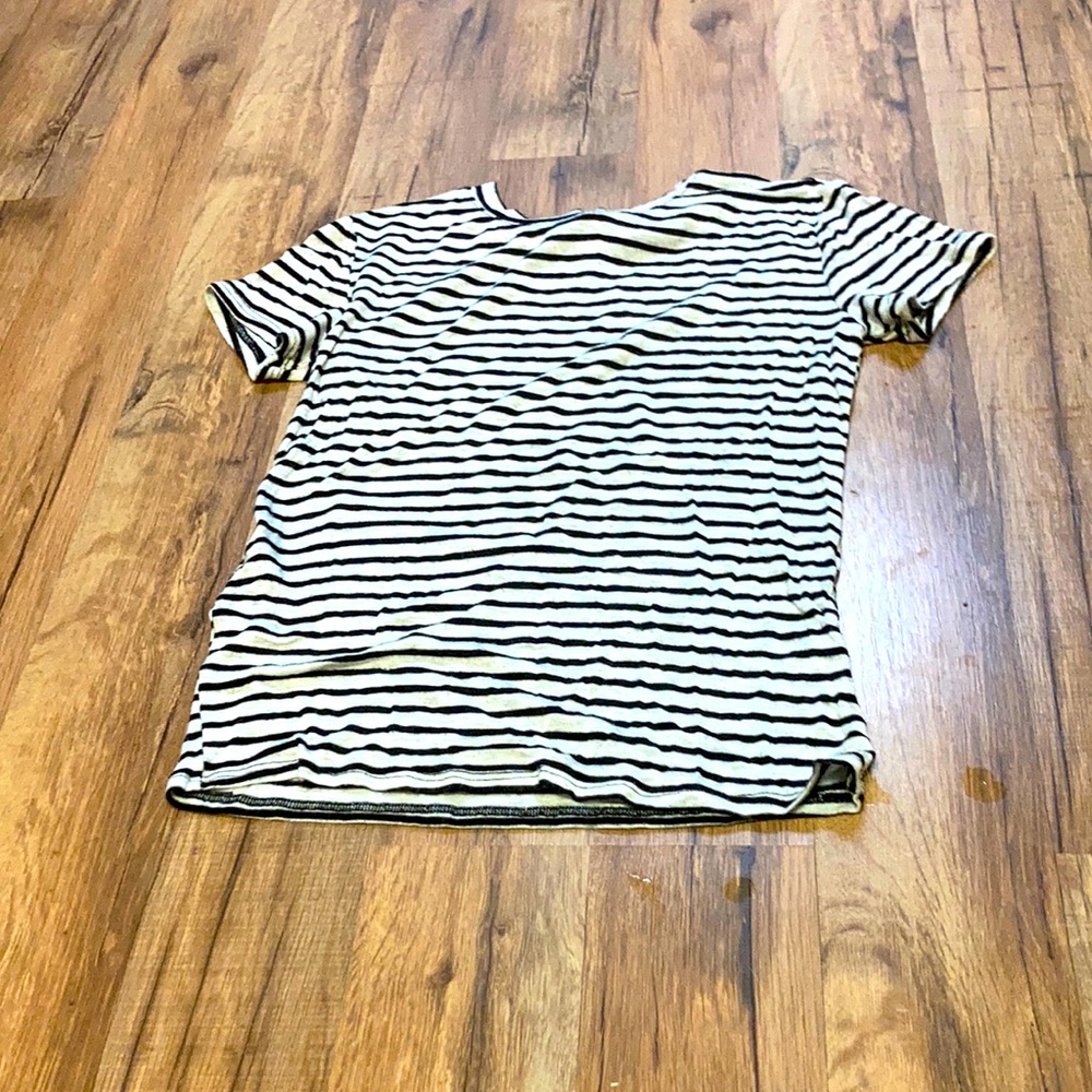 Black and white shirt